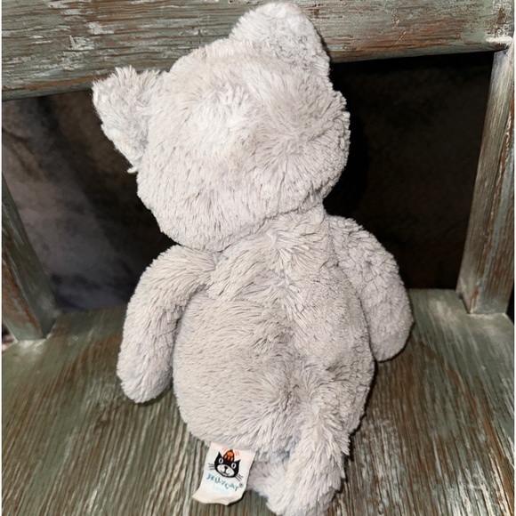 Jellycat London Bashful Grey Kitten Cat Super soft 12” - Picture 4 of 8